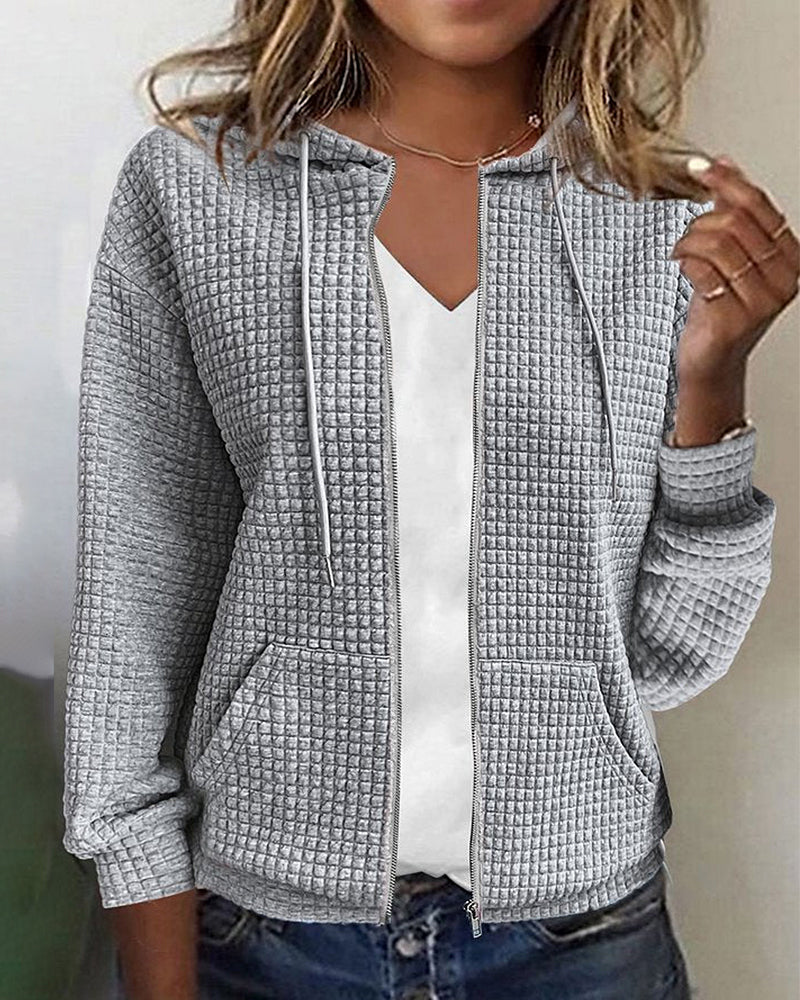 Eliska - Freizeitjacke mit einfarbigen Taschen