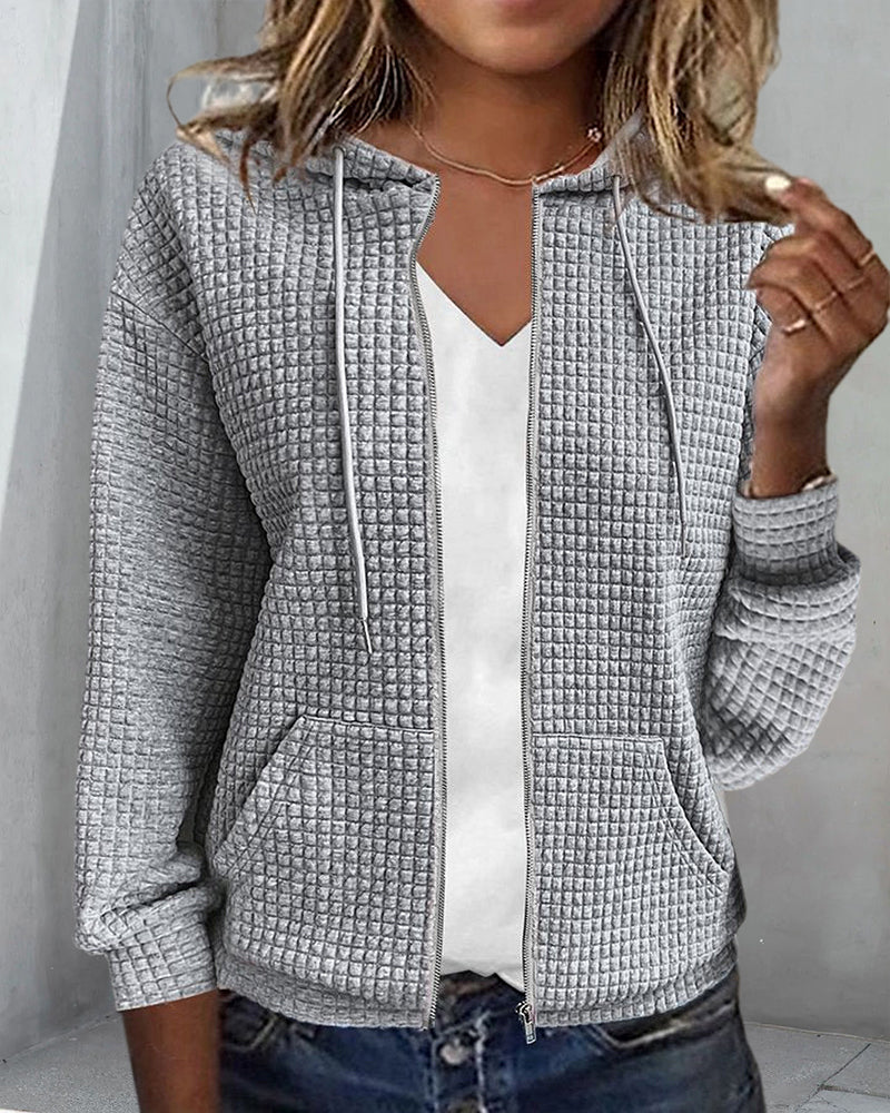 Eliska - Freizeitjacke mit einfarbigen Taschen