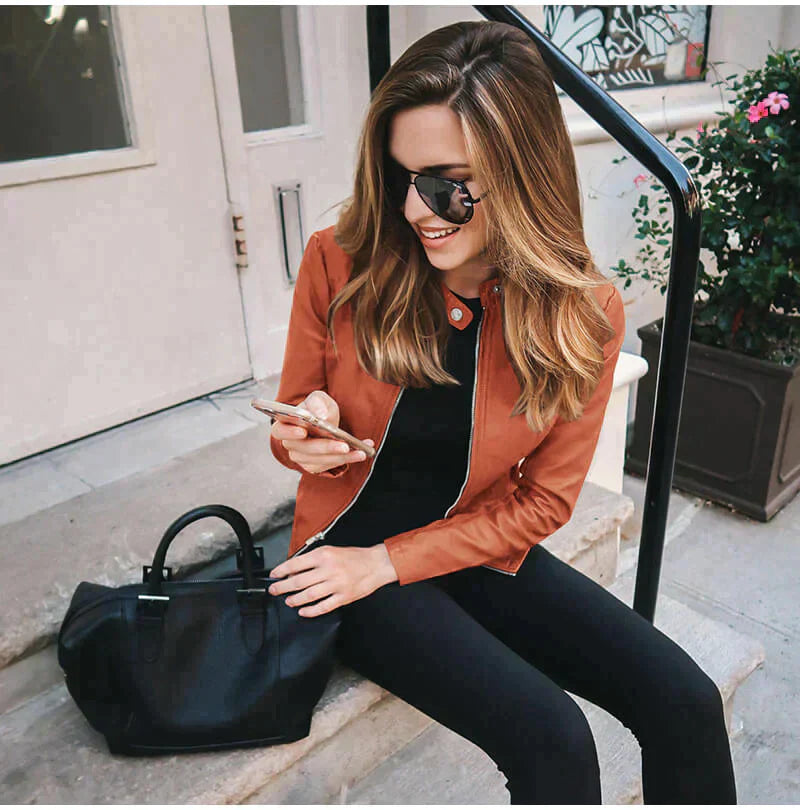 Ottiliane - Lederjacke
