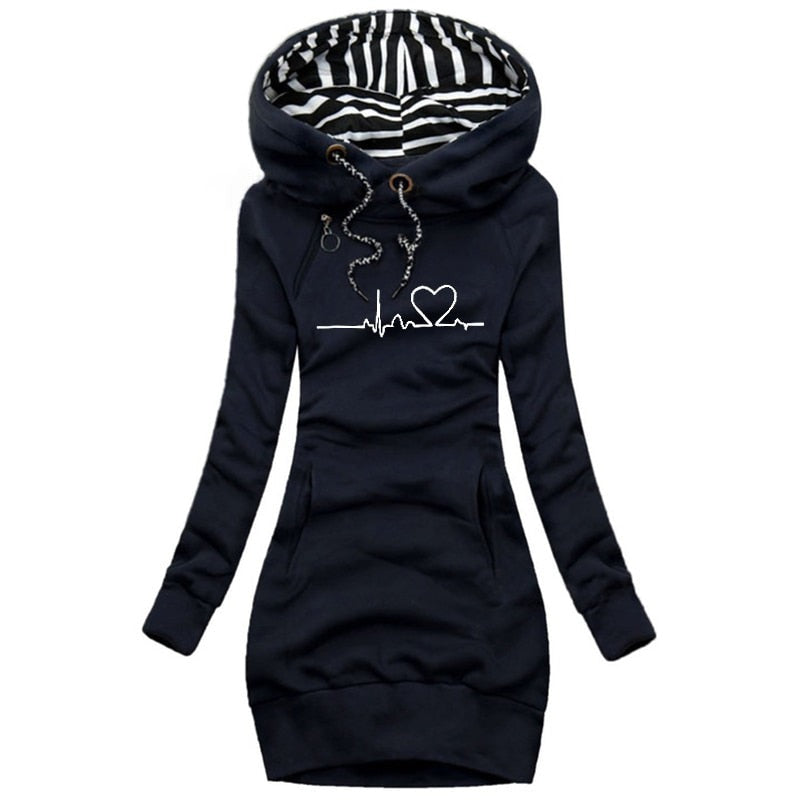 Rinna - Modisches Winterpulloverkleid