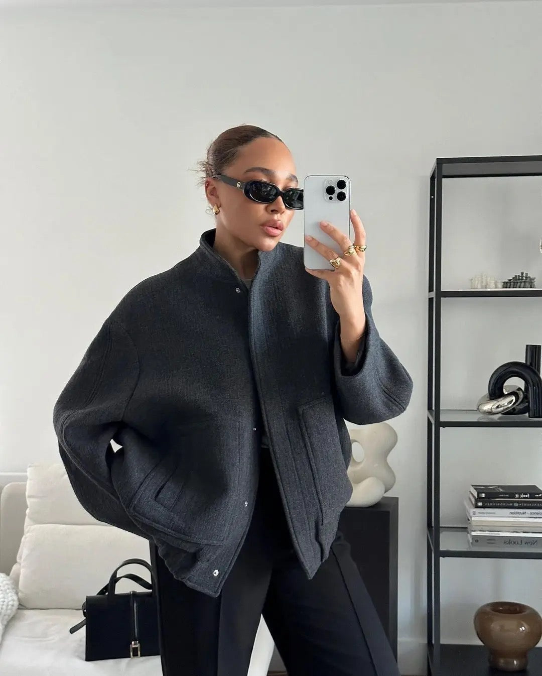 Bertha - Tweed-Jacke