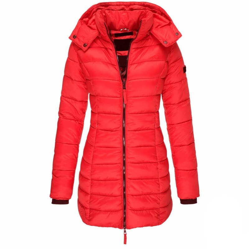 Lara - Die beste und gemütlichste Daunenjacke mit Kapuze und Reißverschluss