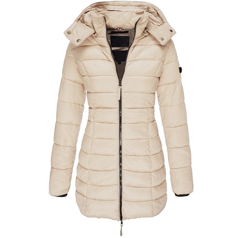 Lara - Die beste und gemütlichste Daunenjacke mit Kapuze und Reißverschluss