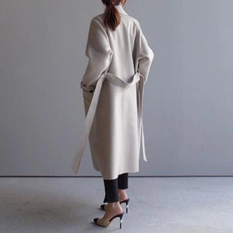 Noelle - Langer Wollmantel