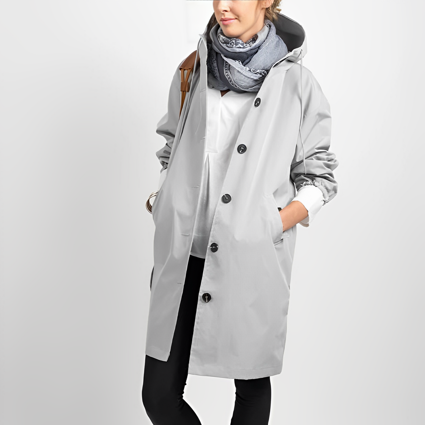 Helena - Wasserdichte Jacke mit Kapuze
