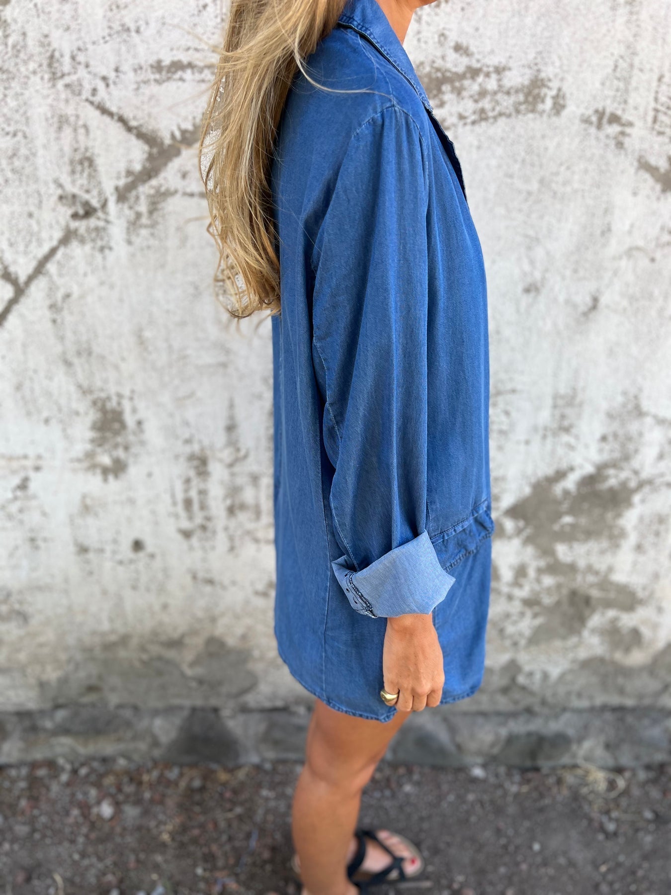 Jarla - Elegantes Denim Lässiges Jas
