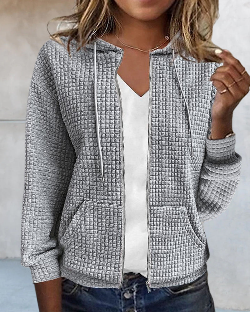 Eliska - Freizeitjacke mit einfarbigen Taschen