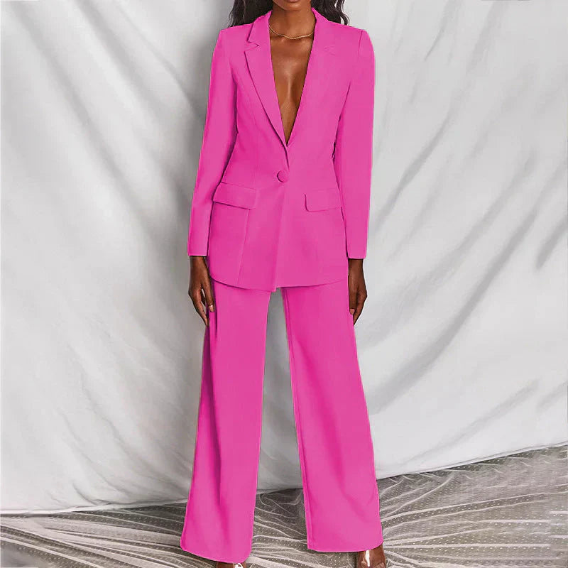 Morgana - chic blazer & hose set