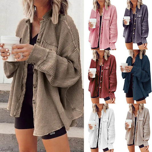 Caren - Hemdjacke mit Knopfleiste