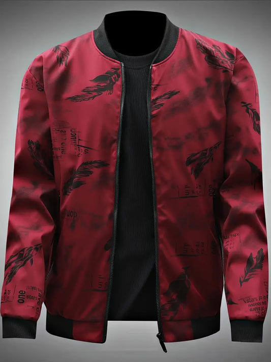 Zen - Outdoor-Taugliche Jacke Mit Federgrafik