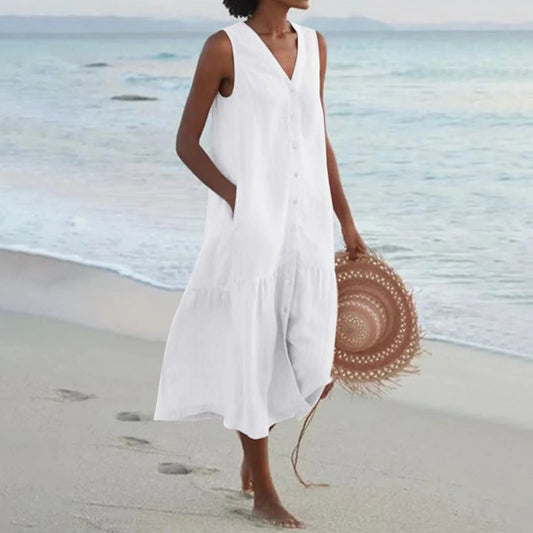 Ayra - Premium-Kleid mit V-Ausschnitt