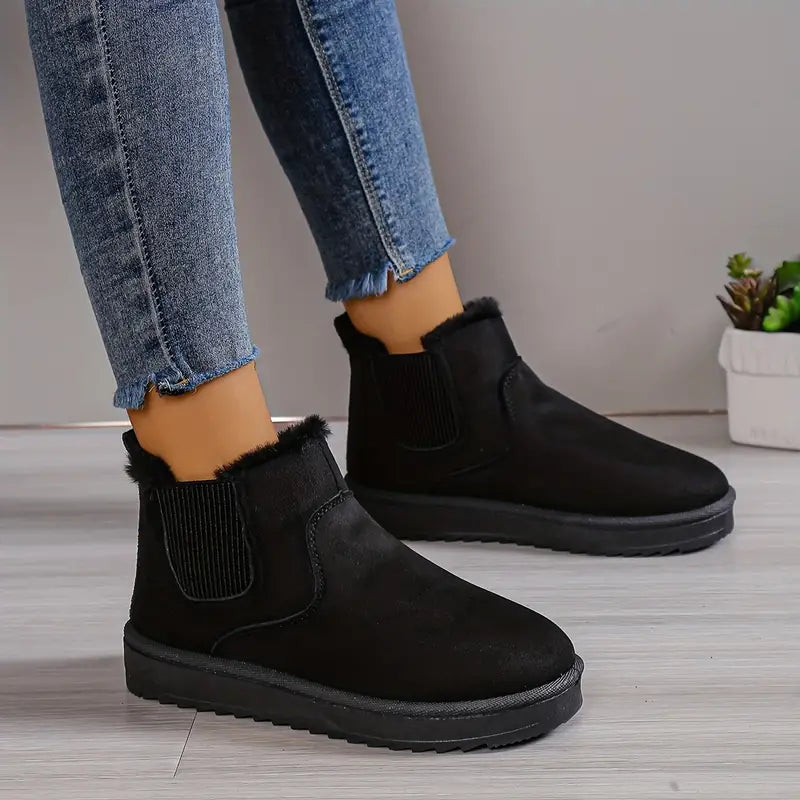 Angelica - Niedrige warme Winterstiefel