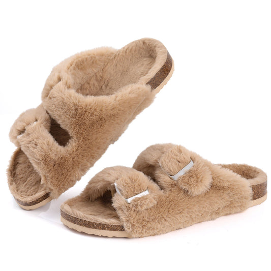 Alina - Pelzsandalen für Damen
