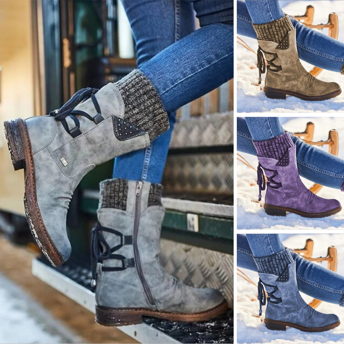 Alva -  Die neuen wadenhohen Schneestiefel