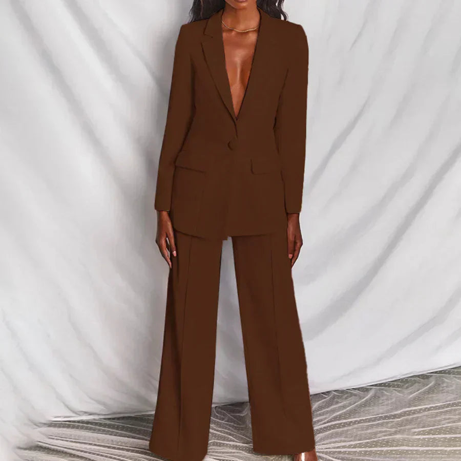 Morgana - chic blazer & hose set