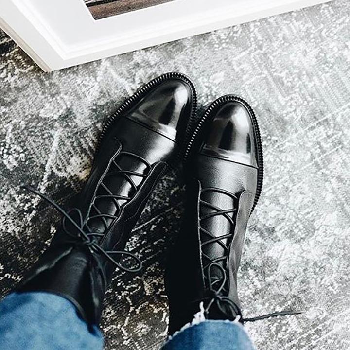 Alina - Klassische Vintage-Stiefel Für Damen