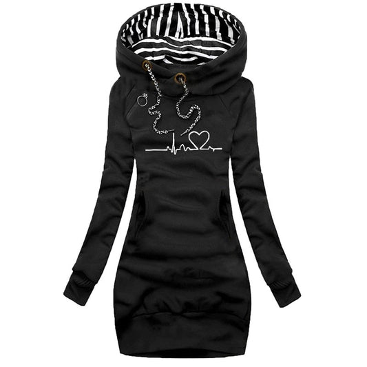 Rinna - Modisches Winterpulloverkleid