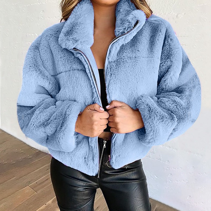 Jasmin - Winter-Plüsch-Jacke