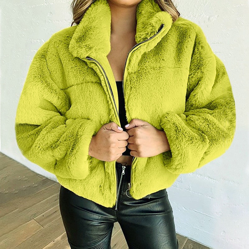 Jasmin - Winter-Plüsch-Jacke