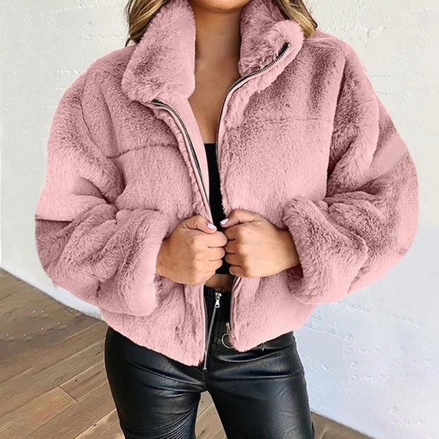 Jasmin - Winter-Plüsch-Jacke