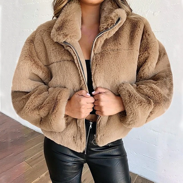 Jasmin - Winter-Plüsch-Jacke
