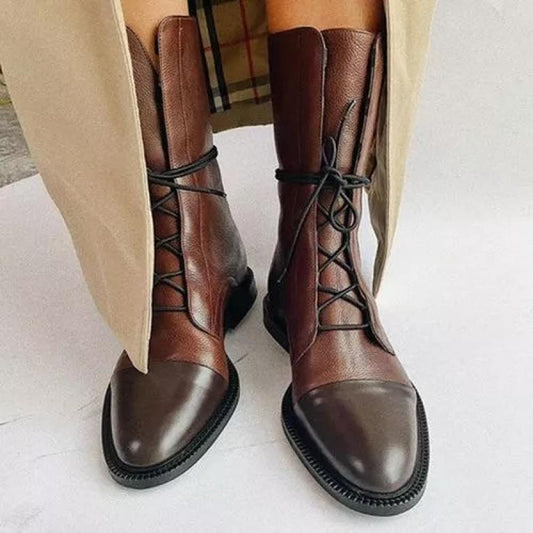 Alina - Klassische Vintage-Stiefel Für Damen