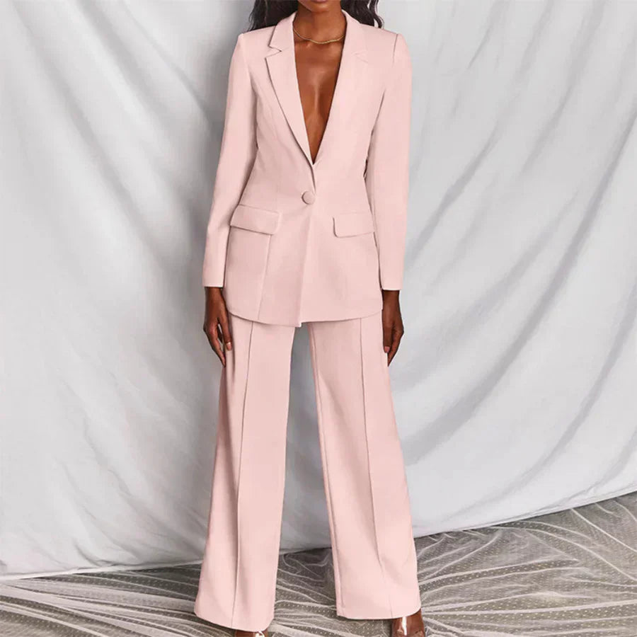 Morgana - chic blazer & hose set