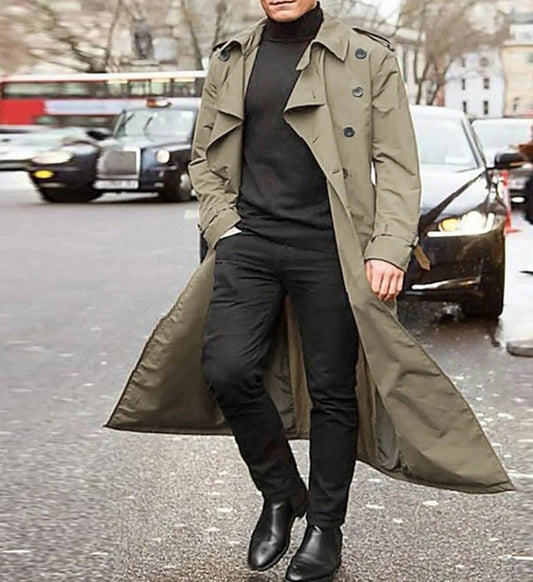 Tio - Lässiger Modischer Herren Trenchcoat
