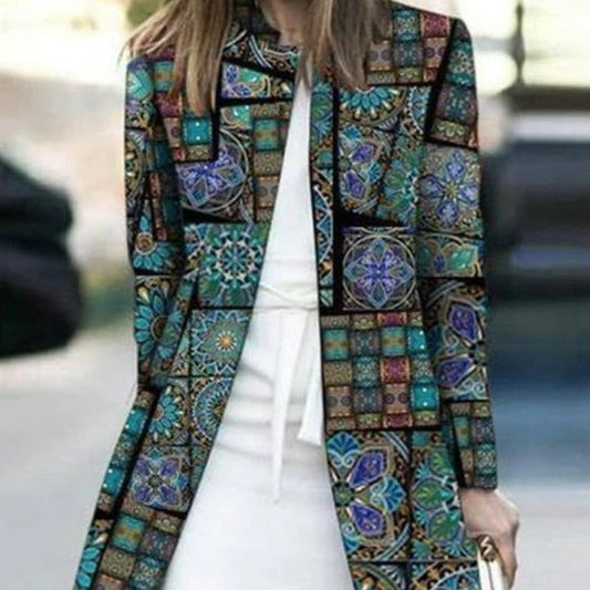 Friederun - Weinlese Druck Jacke