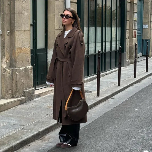 Ulli - Streetstyle Wollmantel Damen