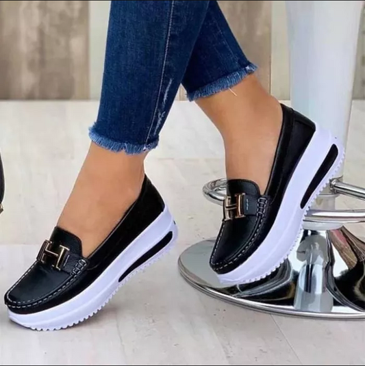 Emiliah - Damen Plateau Turnschuhe