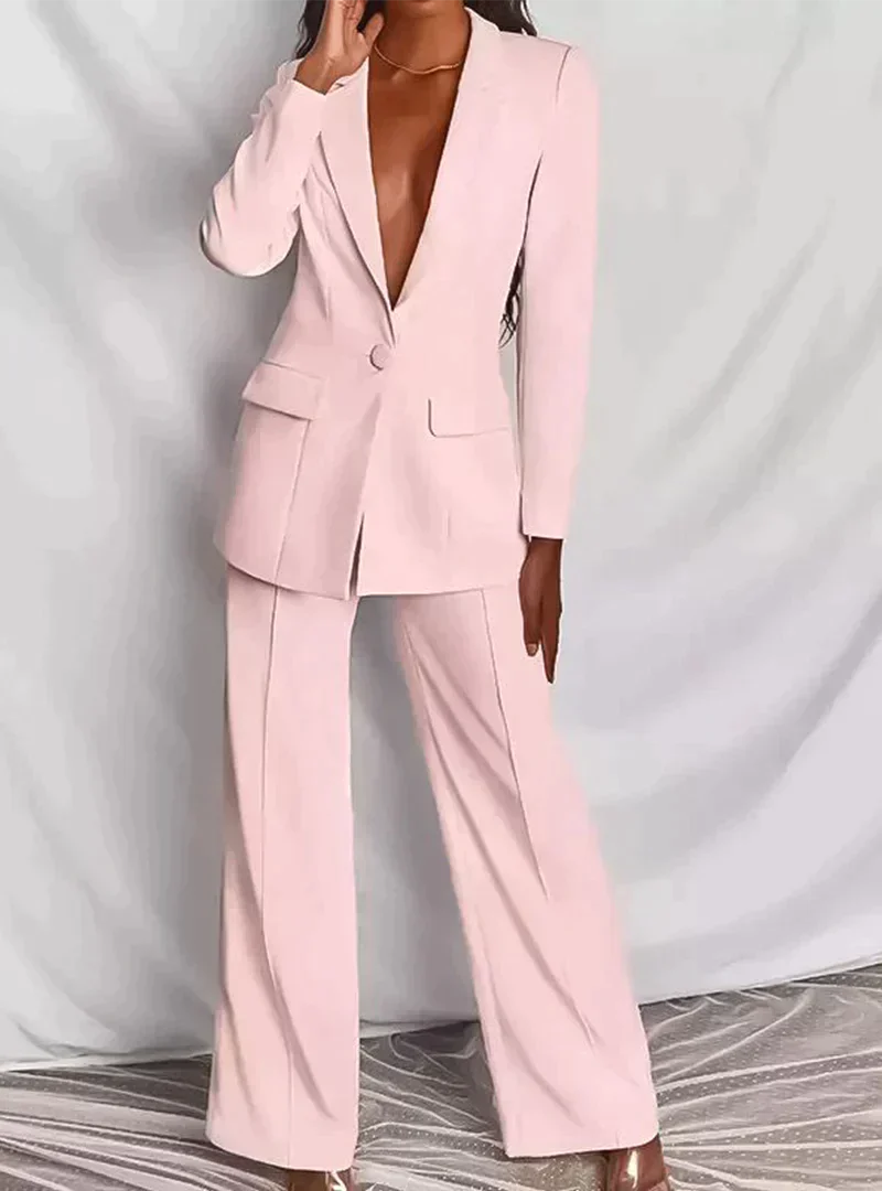 Francesca - Damen Blazer und Lange Hosen-Set