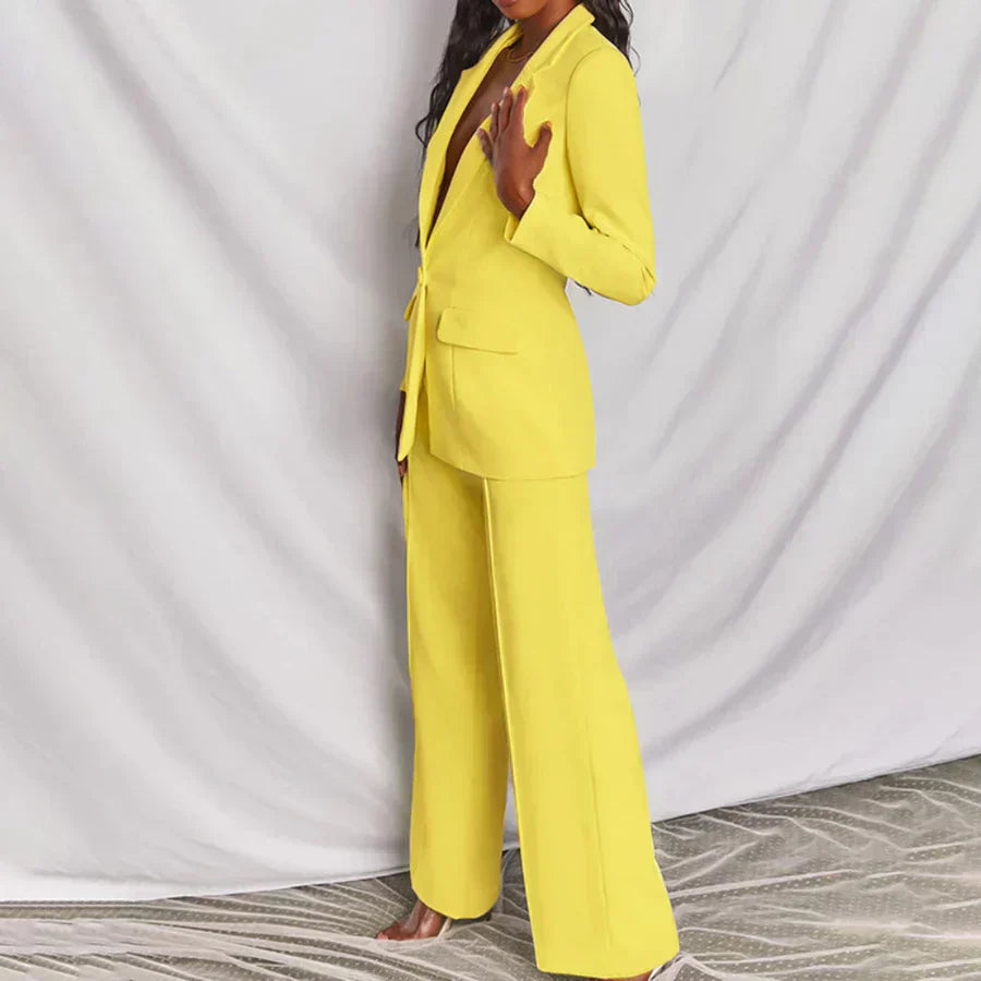 Morgana - chic blazer & hose set
