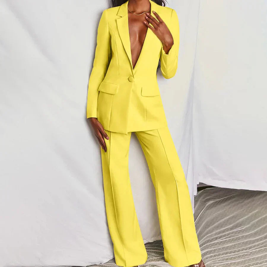 Morgana - chic blazer & hose set