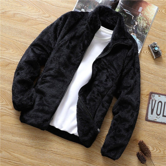 Veronika - Doppelseitige Fleece-Jacke