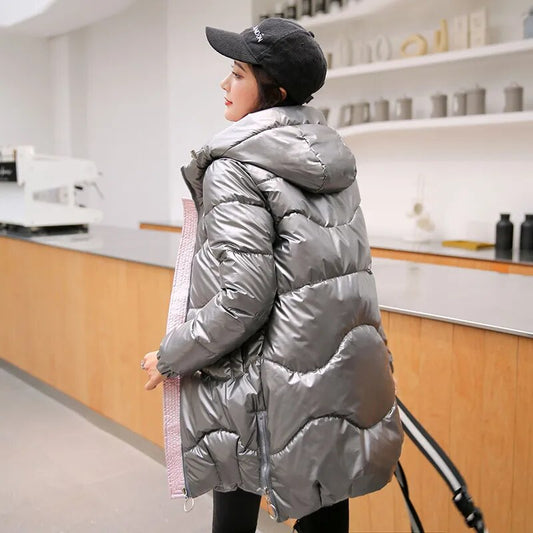 Thea - Kuschelige & warme Winterjacke mit Kapuze