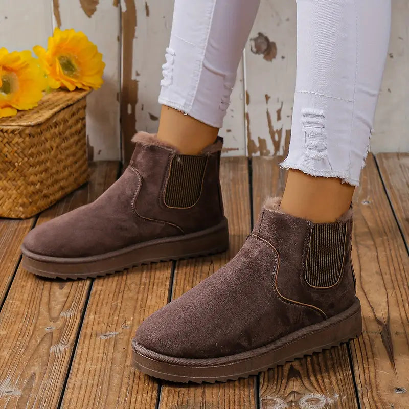 Angelica - Niedrige warme Winterstiefel