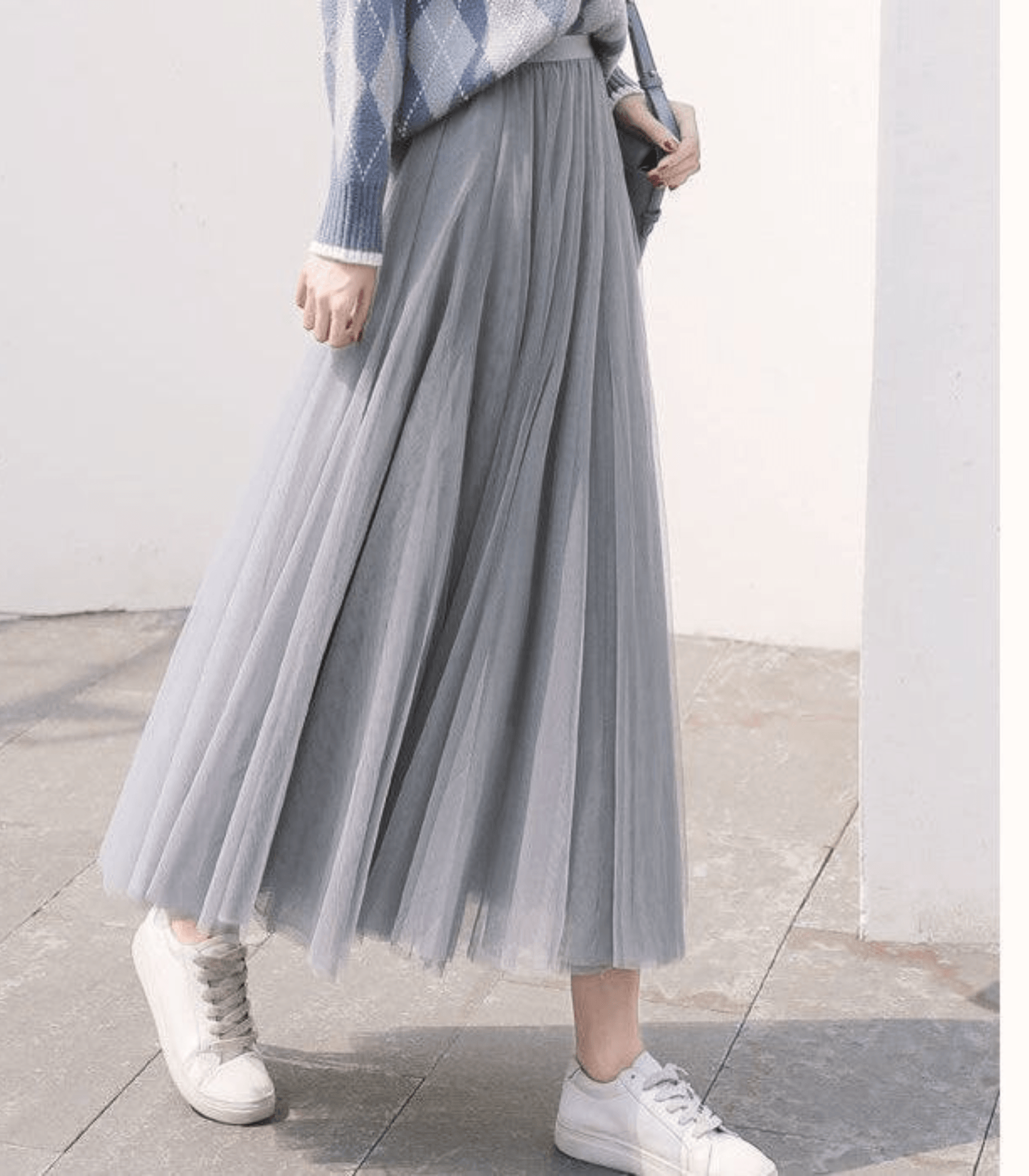 Althea - Knöchellanger Rock mit hoher Taille