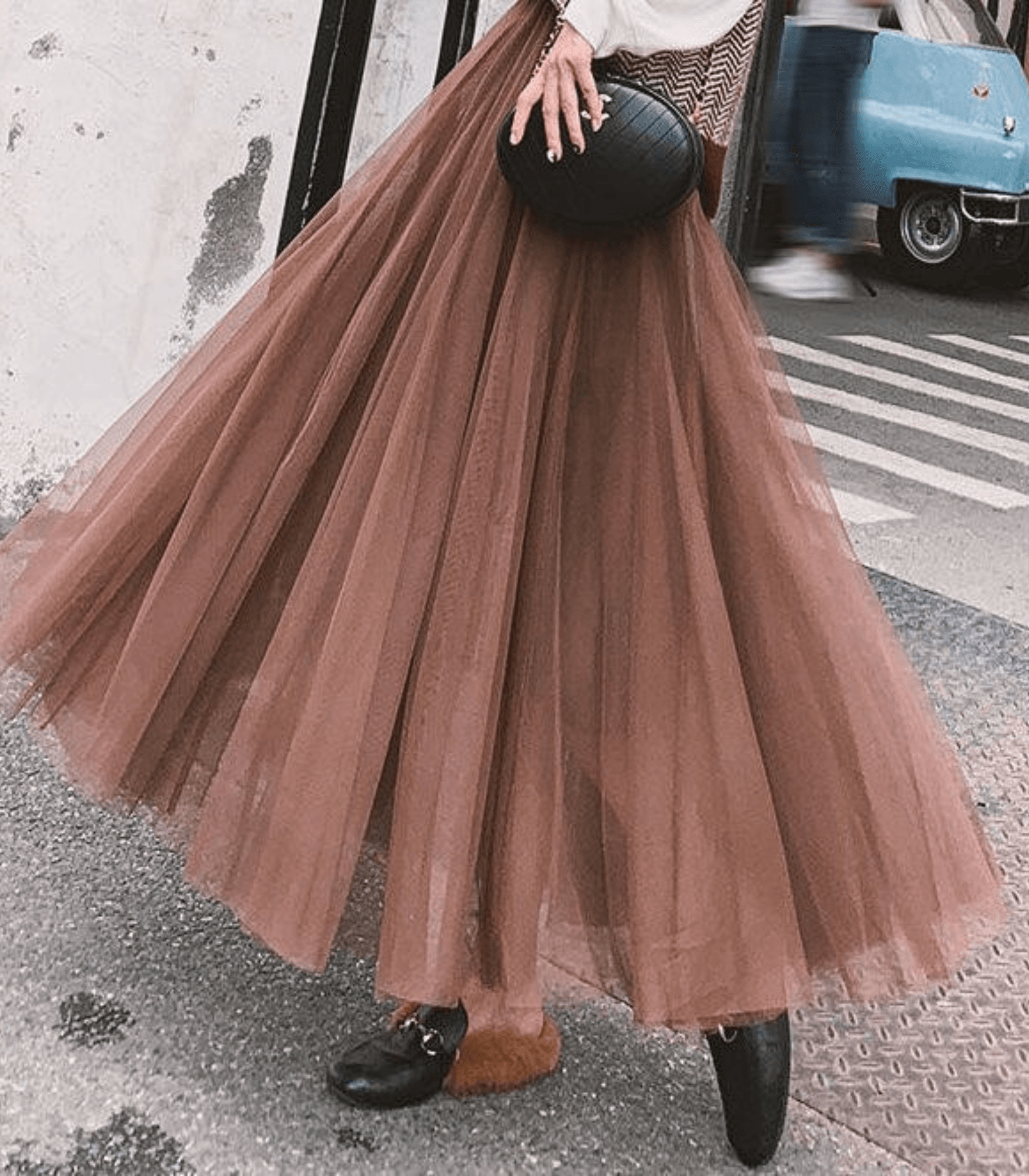 Althea - Knöchellanger Rock mit hoher Taille