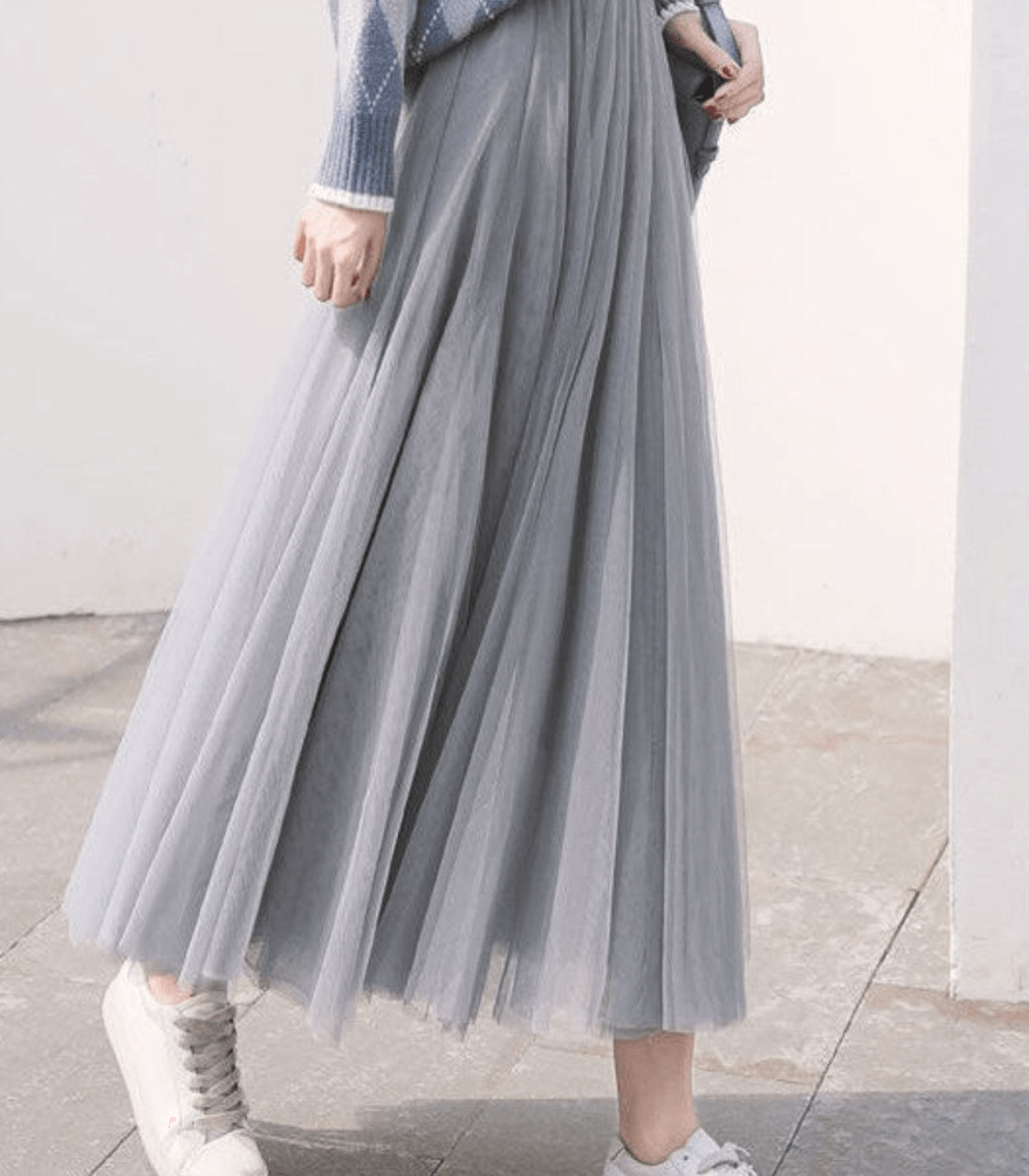 Althea - Knöchellanger Rock mit hoher Taille