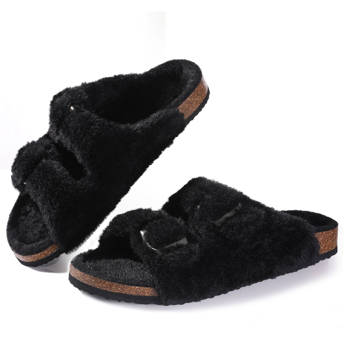 Alina - Pelzsandalen für Damen