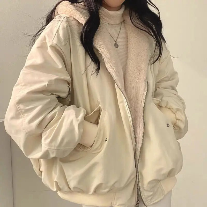 Grace - Bequeme doppellagige Winterjacke im koreanischen Stil